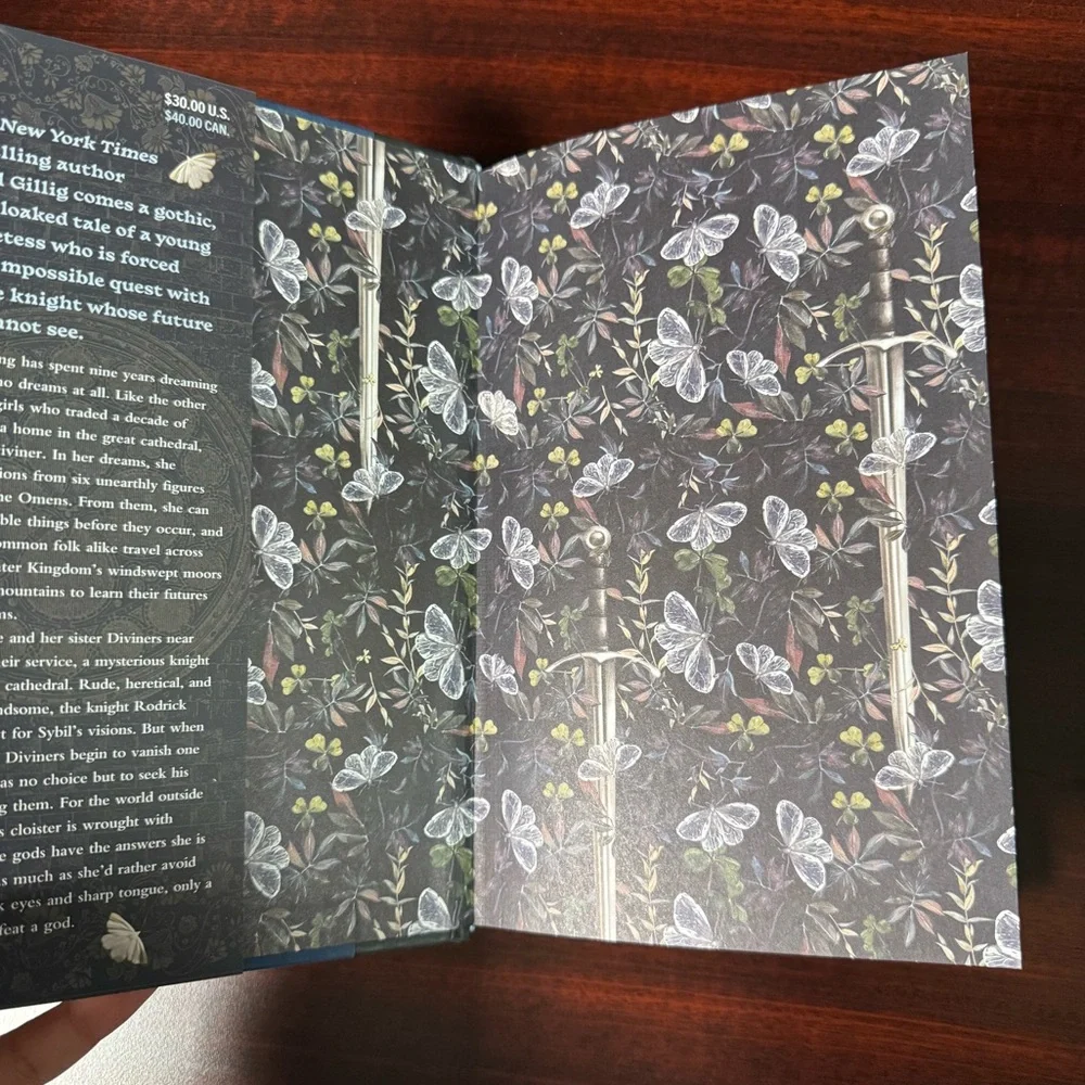 The Knight and the Moth by Rachel Gillig. Barnes & Noble exclusive sprayed edges - Picture 2 of 4